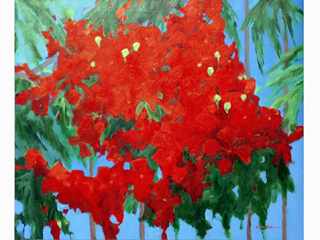 Poicianna II by Linda Hutchinson