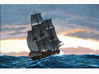 HMS Resolution by Herb Kane (1928-2011)