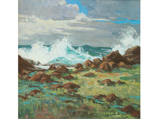 Rocks & Surf at King's Landing by Louisa S. Cooper