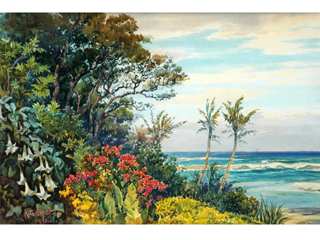The Fagan Garden Diamond Head by Augustus C. Wyatt (1863-1933)