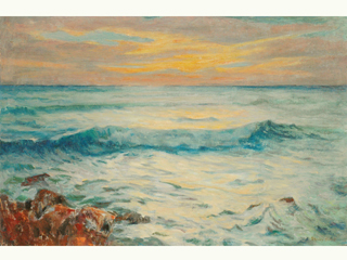 Seascape by Shirley Russell (1886-1985)
