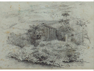 Plantation House Drawing by Shirley Russell (1886-1985)