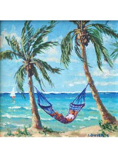 Beachside Hammock by Louisa S. Cooper