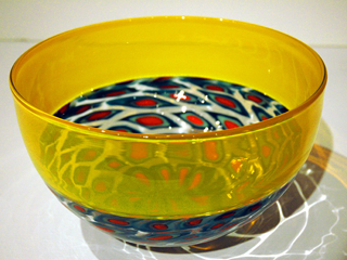 Primary Murrini Bowl by Rick Mills