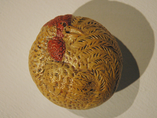 Yellow Rooster Rattle by Esther Shimazu