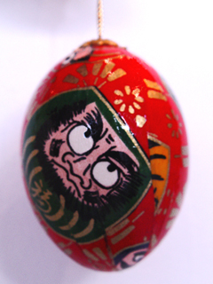 Christmas Ornament Eggs by Jeannie  Shaw