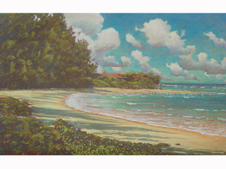 House On The Point (At Pounders) by Russell Lowrey