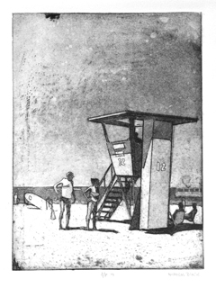 Lifeguard Tower by Nick  Black