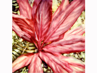 Red Ti & Ferns Giclee by Marcia Duff