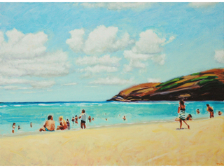 Another Sunday Afternoon Beach Day by Tom Smith