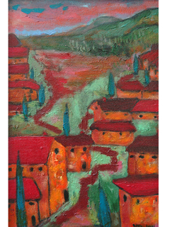 Village Square I by Anthony  Mendivil