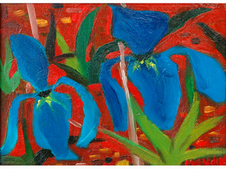Blue Iris by Anthony  Mendivil