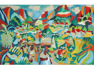 Untitled (Valley Scene) by Guy Buffet (1943-2023)