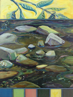 Valley Stream Crossing by Neida Bangerter