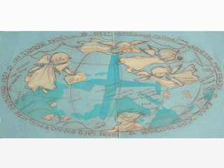 Angels and World by Juliette May Fraser (1883-1983)