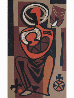 Madonna and Child by John Kjargaard (1902 - 1992)