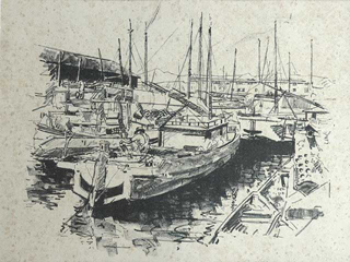 Fishing Boat by Hawaiian Collectibles
