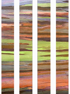 Gum Tree Polyptych by Bruce Behnke