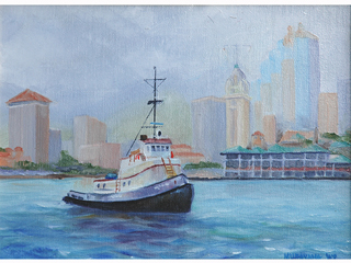 Honolulu Harbor  by Craig Murayama