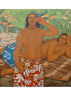 Untitled - Two Figures by Yvonne Cheng