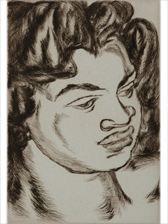 Hawaiian Head by Madge  Tennent (1889-1972)