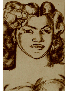 Young Hawaiian Girl by Madge  Tennent (1889-1972)