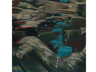 Mother Daughter Swimmers by Carol Bennett