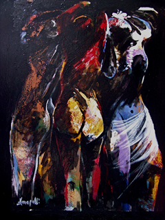 Study for Hula #2 by Luigi Fumagalli