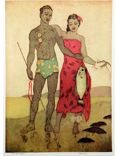 Fisher Man by John Kelly (1876-1962)