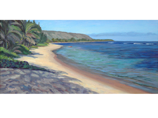 Waialua Beach, Summer Shade by Lynne Boyer
