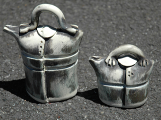 Gray Etched Tea I by Arabella  Ark (View 2)