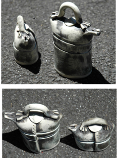 Gray Etched Tea I by Arabella  Ark (View 3)