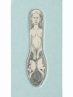 Spoon Drawing II by Sanit Khewhok