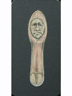 Spoon Drawing IV by Sanit Khewhok