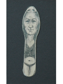 Spoon Drawing IIX by Sanit Khewhok