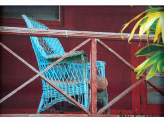 Blue Chair by Joan  Cooke