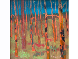 Orange Trees by Anthony  Mendivil