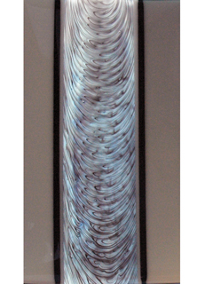 Black and White Cascade Plate by Jane Raissle (View 2)
