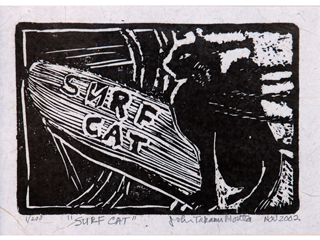 Surf Cat by John Takami Morita