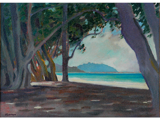 Kailua Beach, Ironwoods by Dennis Morton