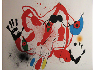 El Marxant de Galls / The Rooster Merchant by Joan Miro' (1893-1983)
