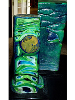 Rainforest Tree Slab by Michael & Misato Mortara