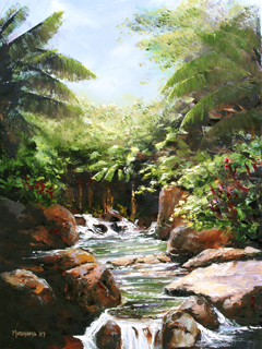 Waterfalls II by Craig Murayama