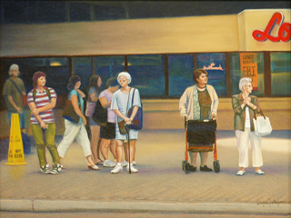 Bus Stop I by Wayne Takazono