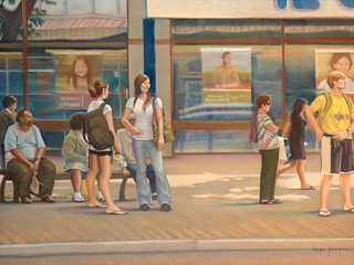 Bus Stop III by Wayne Takazono