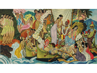 Aloha Universal Word by Eugene Savage (1883-1978)