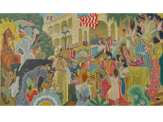 Hawaii's Decisive Hour by Eugene Savage (1883-1978)