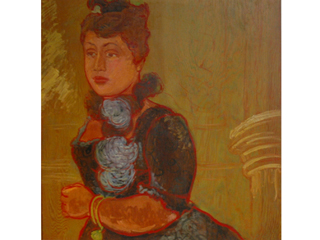 Untitled (Woman of Hawaiian Court) by Madge  Tennent (1889-1972)