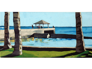 Kuhio Beach Seawalls by Brenda Cablayan