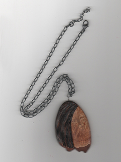 Maple Burl Pendant by Sharon  Doughtie